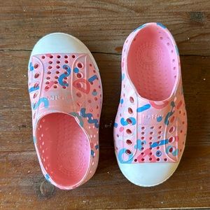 Native Shoes - Jefferson, Kids Shoe, Size 6, Pink Pattern